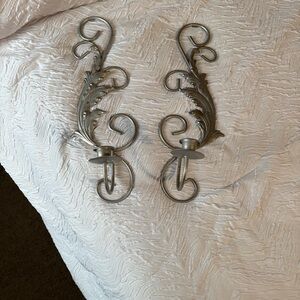 Home Interiors Ornate Silver Wall Hooks
